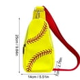 thumbnail image 2 of Bolso bandolera de béisbol para hombre y mujer, bolso bandolera deportivo de béisbol., 2 of 8
