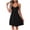 #211-Black, variant on Summer V-Neck Camisole Dress for Women Knitted Sleeveless Slim Fit Waist Cinching Solid Color Soft Stretchy Casual Dress for Daily Outing Vacation Gift