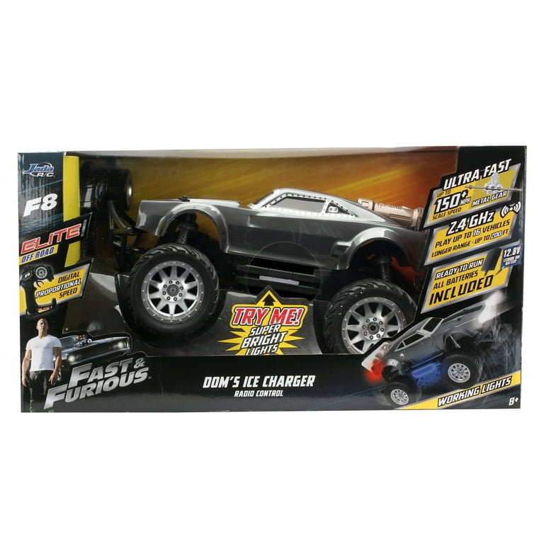 ミニカー FAST&FURIOUS Dom's Dodg e Charger RC Fast & Furious 1:12 4x4 Dom's Dodge Charger R/T Elite RC