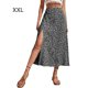 thumbnail image 5 of Qarigey Casual Long Split Swing Mujer Bohemian Estética Linda Playa Vacaciones Moda Verano Ropa Negro L Prendas para la parte inferior del cuerpo Negro XXL Qarigey AP010704-05, 5 of 6