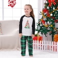 thumbnail image 5 of Tree Rex Dinosaur Christmas Tree Family Pajamas Green Plaid, 2 Piece Set, All Sizes, 5 of 8