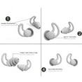 thumbnail image 4 of Swimming Earplugs Soft Silicone Earplugs Waterproof Reusable Adult Swimming Earplugs Noise Reduction Earplugs for Sleeping Woodworking Travel Shower Bathing, 4 of 7
