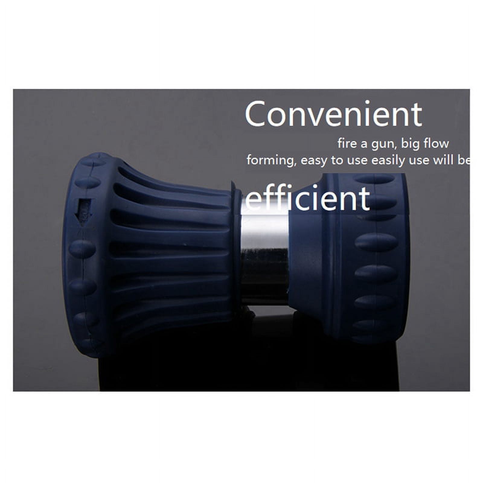 Fire Hose Nozzle for Garden Hose, Heavy Duty Fireman Style Garden Hose Nozzles, Leak Proof & Adjustable Water Nozzle
