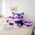 thumbnail image 6 of Erosebridal Kawaii Unicorn Kids 7-Piece Twin Bedding Sets,Cute Bowknot Kawaii Stars Rainbow Bedding Comforter Set For Girls,Reversible, 6 of 7