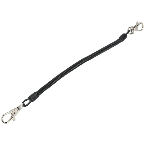 Fishing Lanyards, Reusable Soft Retractable Plastic Coiled Lanyard With  Carabiners For Fishing