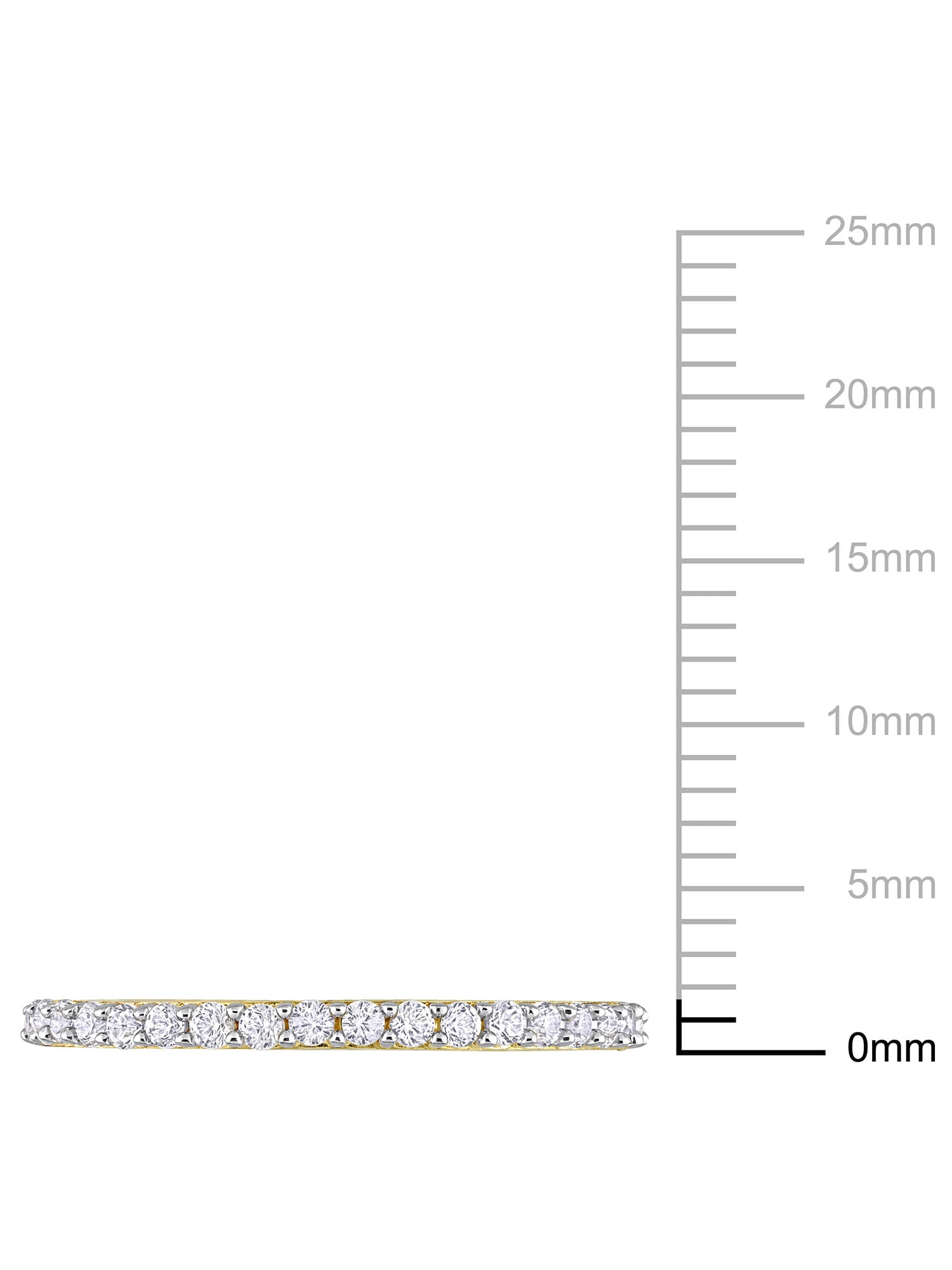 Everly Women's Created Sapphire 10k Yellow Gold Ring