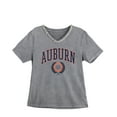 thumbnail image 5 of Women's Gameday Couture Gray Auburn Tigers Iconic Edge Rhinestone V-Neck T-Shirt, 5 of 7