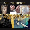 thumbnail image 5 of 10pcs/bag G-old Foil Flakes M-etallic Foil Flakes Inedible For Resin J-ewelry Making Nails Art Painting Diy Crafts, 5 of 5
