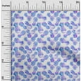 thumbnail image 2 of oneOone Polyester Spandex Blue Fabric Fruits Diy Clothing Quilting Fabric Print Fabric By Yard 56 Inch Wide, 2 of 5