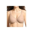 thumbnail image 1 of Olga Womens Sheer Leaves Minimizer Bra, 1 of 4
