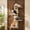 B, variant on Lanzxjv Cat Door Hanger, 4-Tiers Vertical Cat Tree over The Door, Door Hanging Cat Shelves with Scratching Post, Pads, Over Door Cat Climber for Indoor Cats