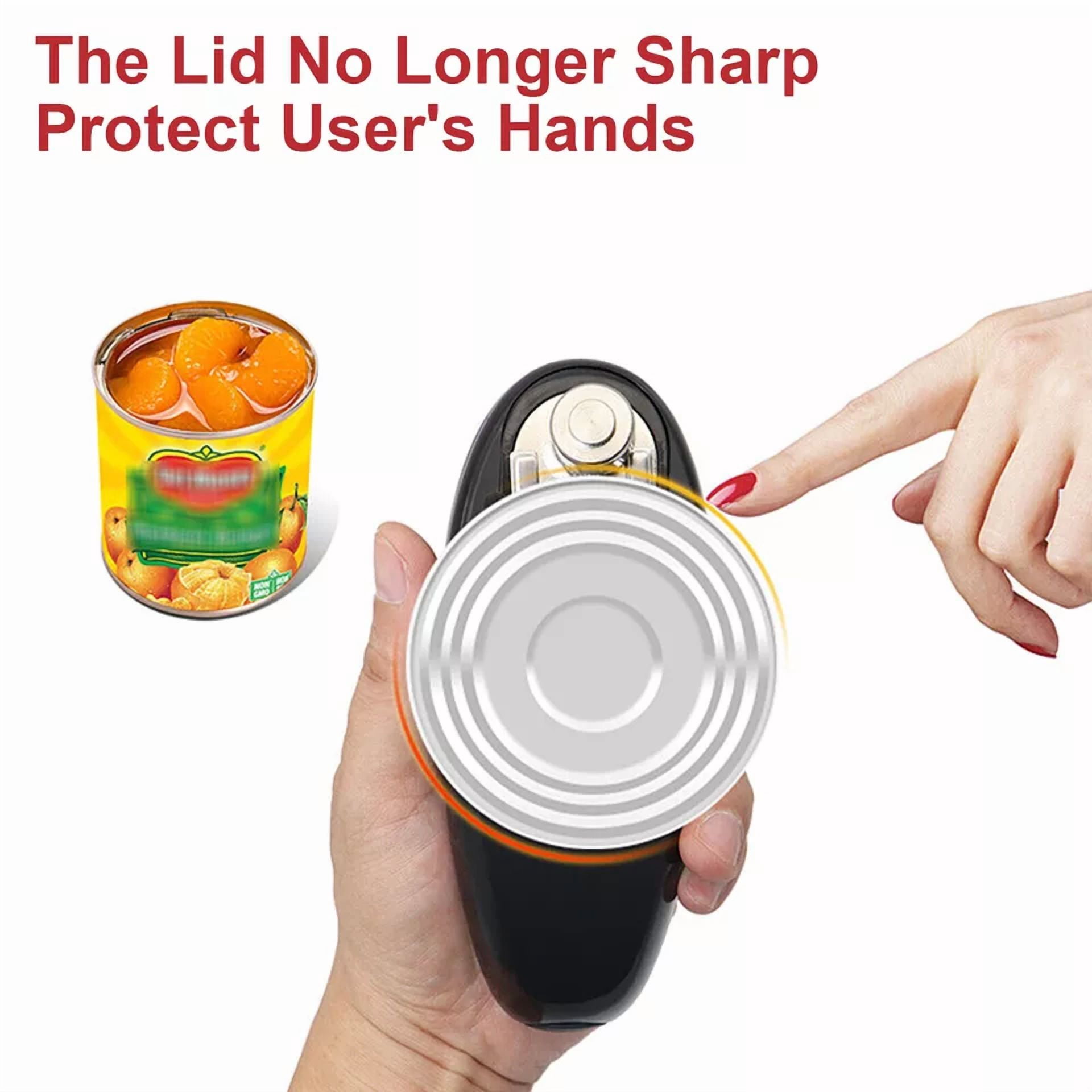 Battery Powered Can Opener W/ Smooth Edge Automatic Kitchen Tool Hands-Free