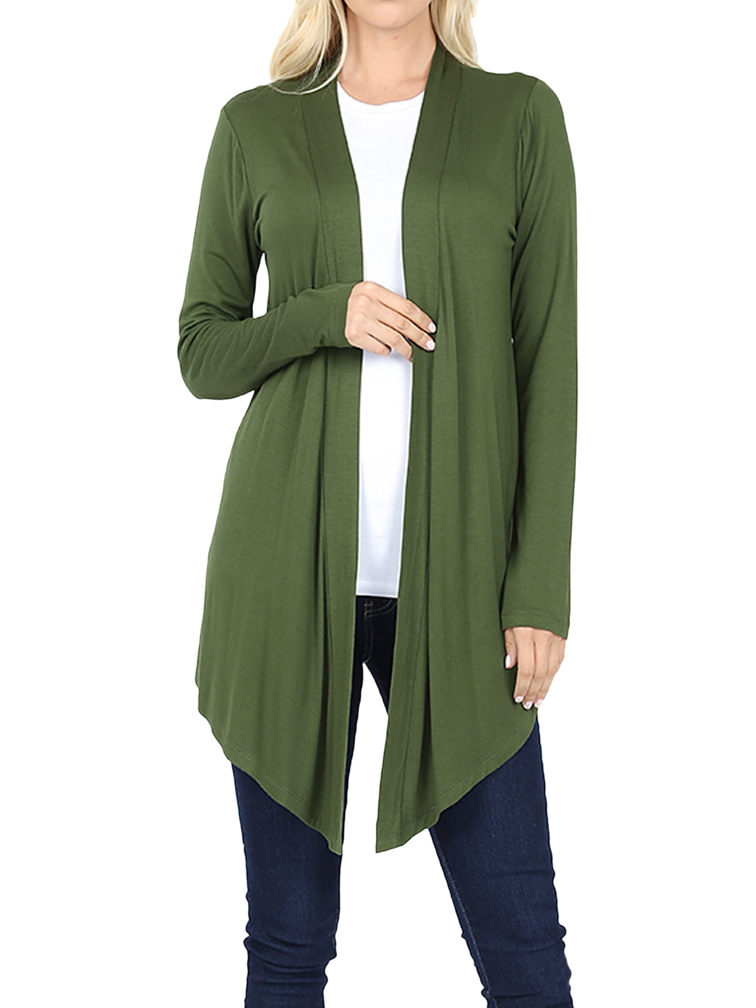 long flowy cardigan