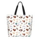thumbnail image 1 of Balery Farm Birds Goose Bolsa Tote Estilo Estético con Cremalleras, Bolsa de Hombro, Bolsa de Compras Grande y Plegable, 1 of 8