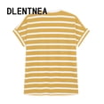 thumbnail image 4 of Dlentnea Womens Striped Tops Short Sleeve Shirts Summer Fashion Outfits Dressy Casual Business Blouse Clothes, 4 of 7