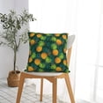 thumbnail image 7 of Wukai Pineapples with Palm Leaves Premium Polyester Fleece Pillow Covers with Hidden Zipper Closure,Luxuriously Soft and Durable-18"x18", 7 of 7