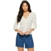Sofia Jeans by Sofia Vergara Women’s Puff Sleeve Cardigan
