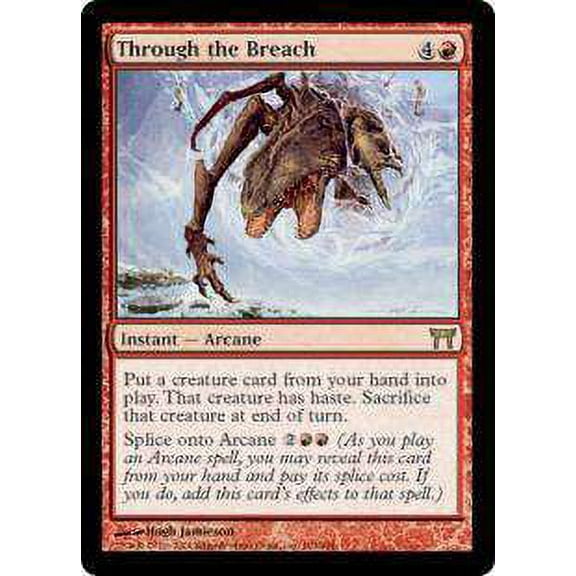 MtG Champions of Kamigawa Rare Through the Breach