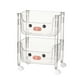 thumbnail image 1 of Carrito de almacenamiento con ruedas de varios niveles para dormitorio, oficina forma de u 2 capas, 1 of 9