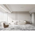thumbnail image 4 of Alfombra UERMEI Abstract, suave, lavable, antideslizante, gris, 4 of 8