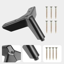 FELTECHELECTR Metal Furniture Legs for Sofa 4Pcs 8x14in