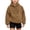 Brown, variant on Kids's Pet Pouch Hoodies with Cat Bag Boys Girls Plush Pet Carrier Hoodie with Cute Dog Pocket Sweatshirt Casual Winter Pullover Top 3-4 Years