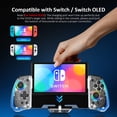 thumbnail image 2 of Game Controller for Switch OLED, Handheld All-in-One Gamepad with Adjustable LED Light Ergonomic Design 6-Axis Gyroscope Turbo Mapping, 2 of 6