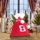 thumbnail image 4 of Bolsa de regalo tejida con letras del alfabeto | Bolsa bordada para dulces navideños | Adorno navideño personalizado | Mini bolsa colgante para decoración del árbol, 4 of 5