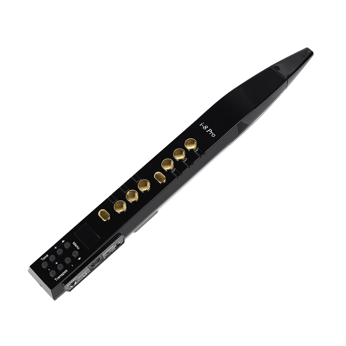 Mini Saxophone, Digital Wind Instrument, Mini Electronic Wind Instrument Set, Built in 5W HiFi Speaker for Student Black