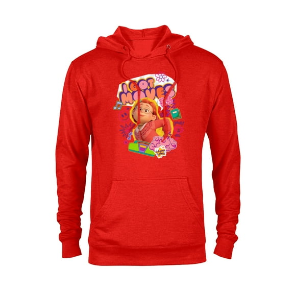 Disney and Pixar’s Turning Red Mei I Got Moves - Pullover Hoodie for Adults - Customized-Red Heather