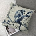 thumbnail image 7 of Acheng Chinoiserie Pillow Covers Set of 2,Chinoiserie Flower and Animal Pillow Covers Outdoor Decorative Pillow Covers for Couch Bed Sofa Cushion Farmhouse Pillowcases Set of 2 White 22x22in, 7 of 7