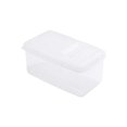 Transparent Containers For Kitchen Clear Plastic Storage Containers with Lids Airtight, 90 Degree Flip-Top ...
