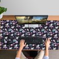 thumbnail image 4 of Long Mouse Pads for Desk,Dark Unicorn Rainbow Heart Pattern Desk Mats on Top Of Desks, Desk Mouse Pad Extra Large with 3mm Non-Slip Base and Stitched Edge for Gaming,Office,Work,Home 47.3"x23.6", 4 of 6