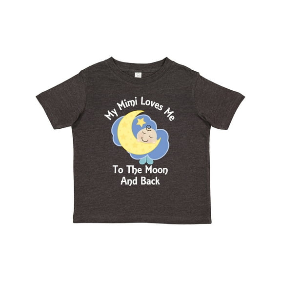 Inktastic My Mimi Loves Me to the Moon and Back Boys or Girls Toddler T-Shirt