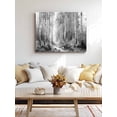 thumbnail image 4 of Grey Wall Art for Living Room, Canvas Picture Wall Decor for Bathroom Bedroom, Modern Oil Painting Art Forest Painting Artwork for Office Kitchen Hallway Dining Room Home Decorations 20"x24", 4 of 8