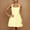 Yellow, variant on ITSAME Women's Halter Dress, Fit Flare Off-Shoulder Sexy Backless Wedding Party Prom Gown Dresses White M