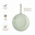 thumbnail image 3 of Elements by Thyme & Table 12" Ceramic Non-Stick Fry Pan - Green, 3 of 4