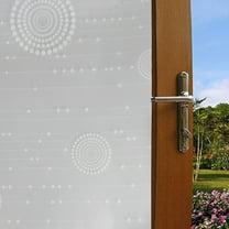 17.7"× 39.4" Privacy Glass Film Window Film Self-Adhesive Window Sticker Cling Static Sun Blocking Anti UV Window Privacy Film For Home Kitchen Office Bathroom Door