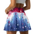 thumbnail image 4 of HELLHERO Built-in Shorts Golf Skirts, Patriotic Star Mosaic 2 Side Pockets Soft Tennis Skirts for Daily Wear Outing Travel, 4 of 10
