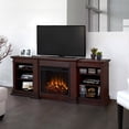 thumbnail image 1 of Real Flame Foyer Console Multimédia Fresno 182,9 cm (72 Po) Brun, 1 of 1