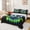 Black Green, variant on Feelyou Graffiti Soccer 67 Number Queen Sheets for Boys, Cool Drip Gloves Queen Sheet Sets, 4pcs, 1 Flat Sheet, 1 Fitted Sheet and 2 Pillowcases