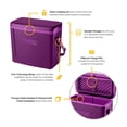 thumbnail image 3 of RTIC Road Trip 16 Qt Hard-Sided Cooler, Fits 20 Cans, Berry Jam, 3 of 8