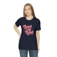 thumbnail image 6 of Love is love Unisex Jersey Short Sleeve Tee, 6 of 10