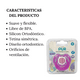 thumbnail image 2 of Chupón Ortodóntico De Silicón Rosa PÜR - 6m+, 2 of 4