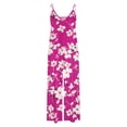 thumbnail image 5 of Rutainlusire Women's Summer Vacation Jumpsuits with Pockets Sleeveless Loose Fit Printed Spaghetti Strap Jumpsuits, 5 of 5