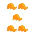 thumbnail image 2 of Ruiboury Universal Home Phone Mini Holder Apartment Desktop Smartphone Stand Portable Support Cellphone Accessory Orange 5Set, 2 of 6