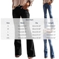 thumbnail image 3 of Miqool Women's Bootcut Jeans Mid Rise Slim Fit Stretchy Denim Flared Pants with Pockets, 3 of 7
