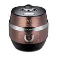 thumbnail image 1 of CUCKOO CRP-JHR1009F 10-Cup (Uncooked) / 20-Cup (Cooked) Induction Heating Pressure Rice Cooker with Nonstick Inner Pot, 16 Menu Options, Fuzzy Logic Tech, 3 Voice Guide, Auto Clean (Copper/Black), 1 of 11