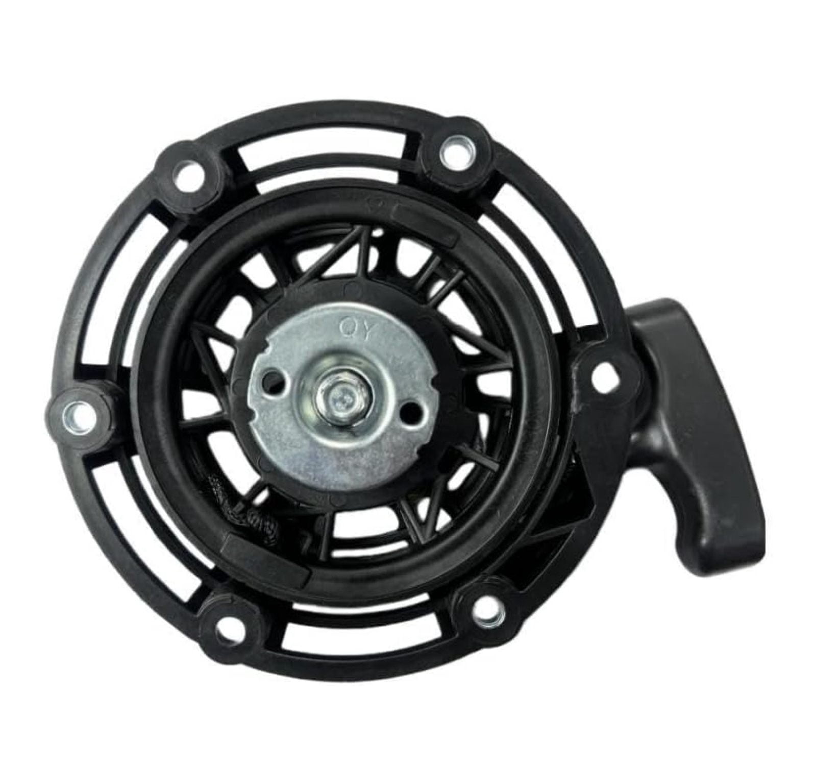 Recoil Starter with Handle and Bolts- Replacement for PREDATOR Inverter Generator 2000 Watt (SKU# 71343, 59135) replacement part for 80cc iGen2550 iGen2550c iGen2550DFc