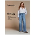 thumbnail image 7 of Scenario Women's Pull On Wide Leg Jeans, 30" Inseam, Sizes XS-XXXL, 7 of 7